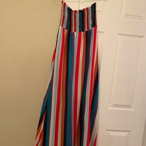 Striped maxi